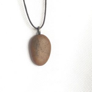 Therapy Stone Necklace Sterling Silver / 26-15”